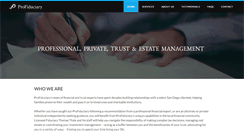 Desktop Screenshot of profiduciary.com